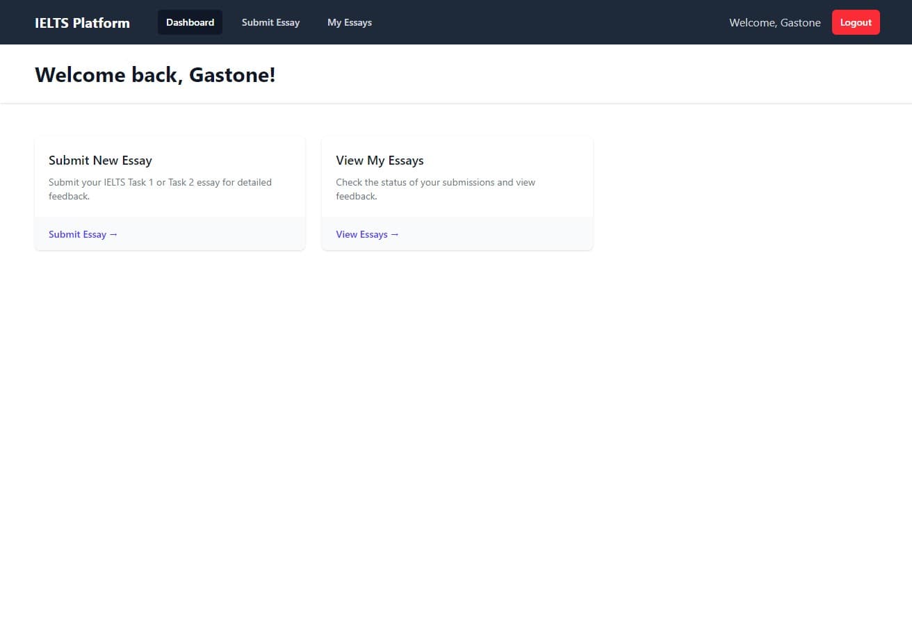 IELTS Essay Platform 0
